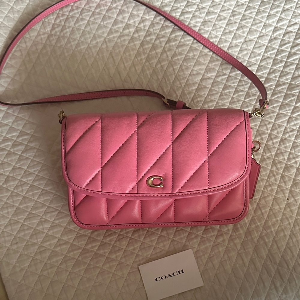 Coach Quilted Pillow Leather Hayden Crossbody Color: B4/petunia